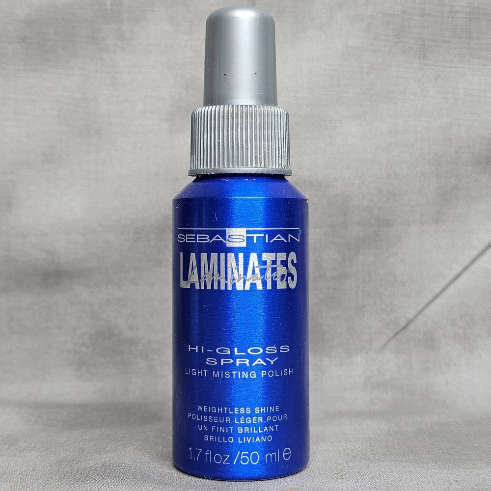 SEBASTIAN Laminates Hi-Gloss Spray Light Misting Polish NEW 1.7 oz Travel‎ Sz